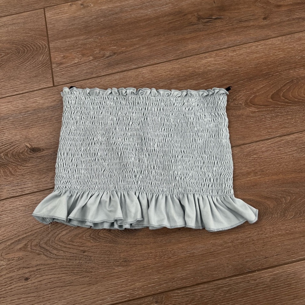 Rouched Cropped tube top